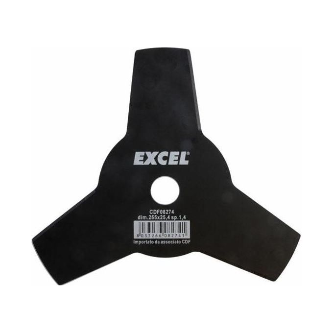 foto del prodotto excel disco acciaio 3 denti mm 255