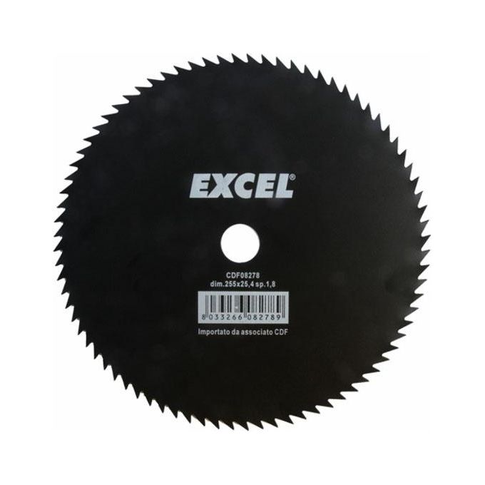 foto del prodotto excel disco acciaio 80 denti mm 255