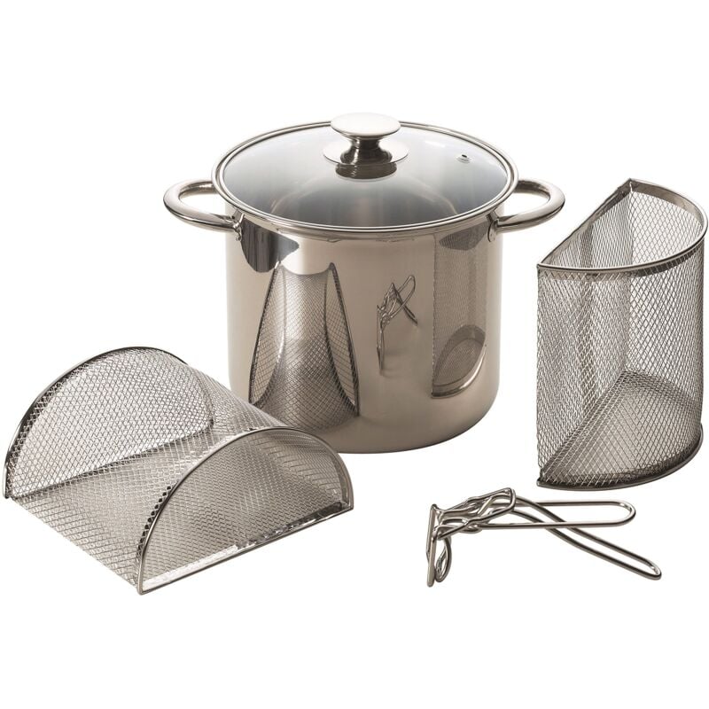 foto del prodotto excelsa 37513 pasta mix pastaiola 5,5 litri, acciaio inox 18 10