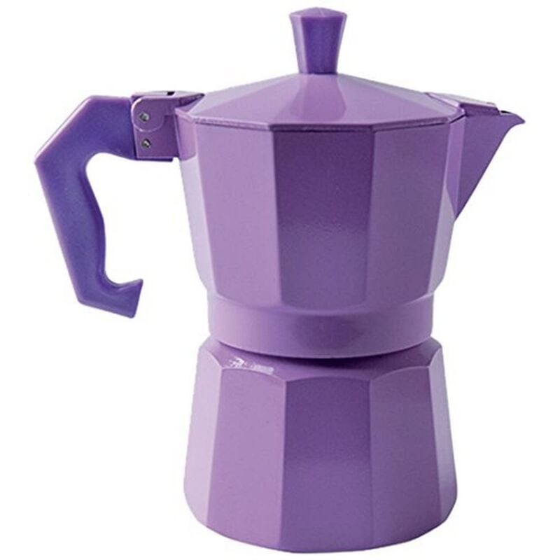 foto del prodotto excelsa caffettiera color 1 tazza, alluminio, lilla, fino a 2 tazze