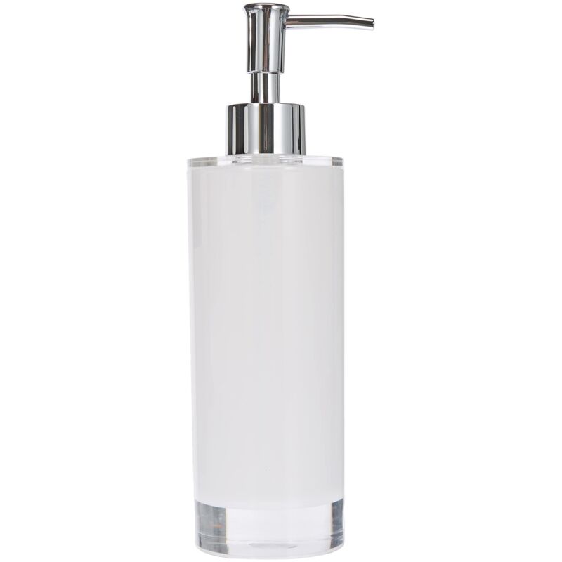 foto del prodotto excelsa linea bagno dispenser sapone, bianco, 6.5 x 6.5 x 22 cm