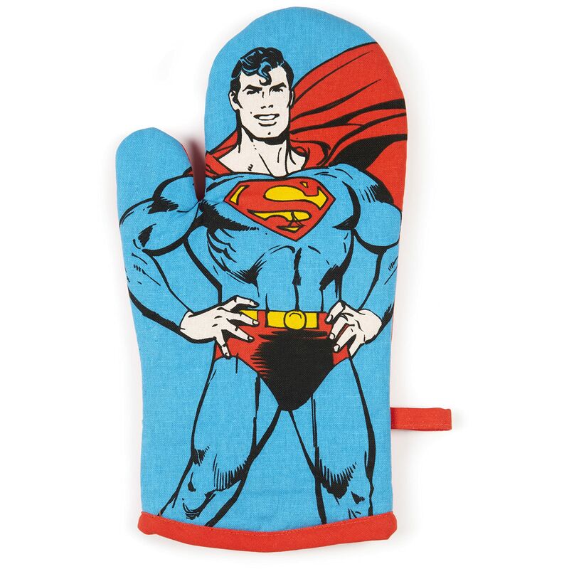 foto del prodotto excelsa superman guanto da forno, taglia unica, fodera 100 cotone, imbottitura in poliestere