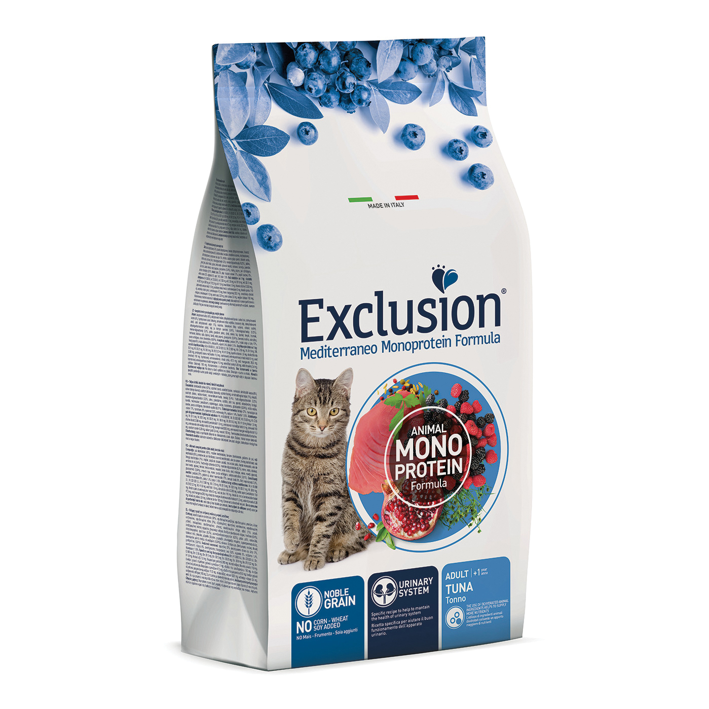 foto del prodotto exclusion gatto mediterraneo adulto tonno 1,5 kg