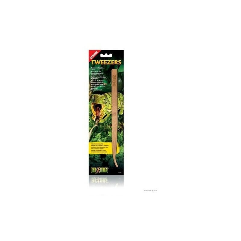 foto del prodotto exo terra bamboo tweezers 28 cm
