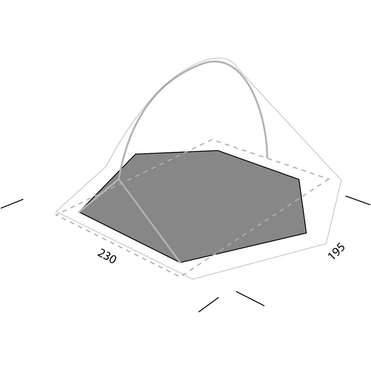 foto del prodotto exped telo pavimento tenda mira ii hl