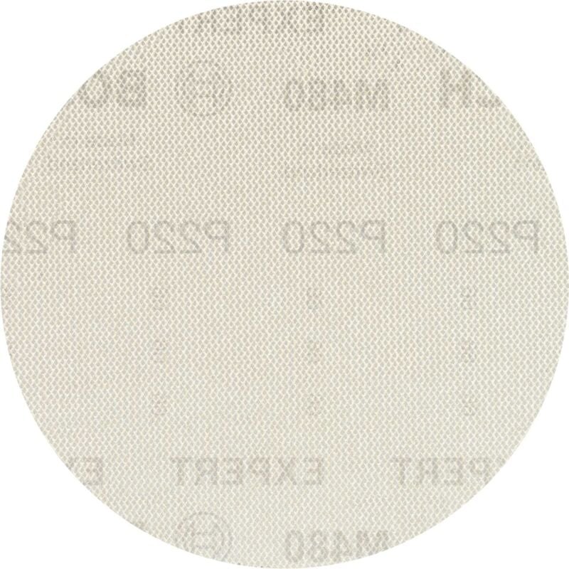 foto del prodotto expert m480 net carta vetrata 5 pezzi rotonda grana p220 125 mm bosch