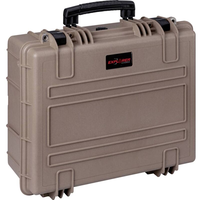 foto del prodotto explorer cases valigetta portaoggetti outdoor 4820hl.d desert tan with pick pluck foam l x a x p 48 x 37 x 21 cm sa