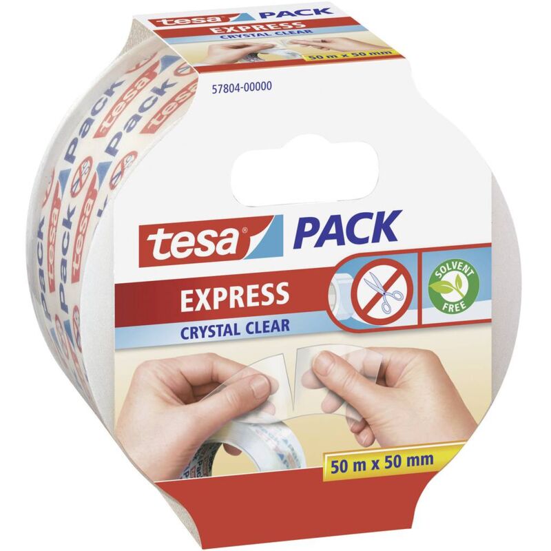 foto del prodotto express 57804 00000 01 nastro da imballo pack trasparente l x l 50 m x 50 mm 1 pz. tesa