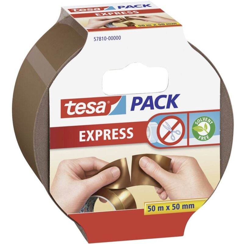 foto del prodotto express 57810 00000 01 nastro da imballo pack marrone l x l 50 m x 50 mm 1 pz. tesa