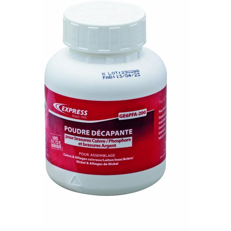 foto del prodotto express decp powder 200 g leghe per brasatura rame fosforo argento ge6pfa 200