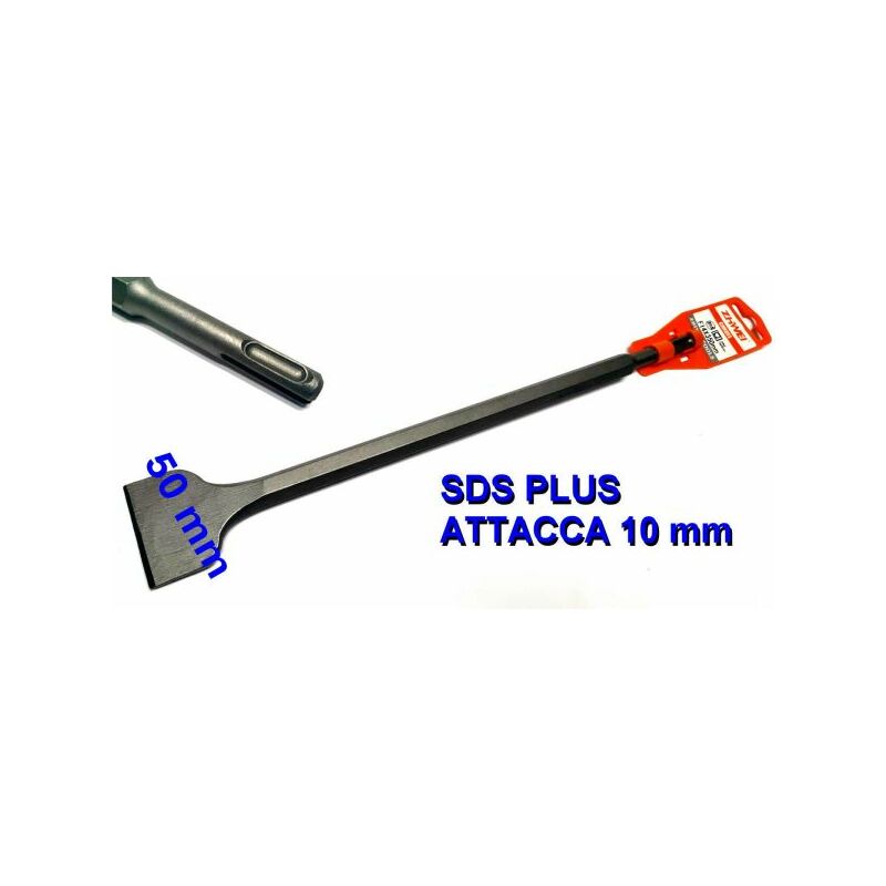 foto del prodotto exsensa sds plus scalpello a spatola 50 x 350mm x martello demolitore