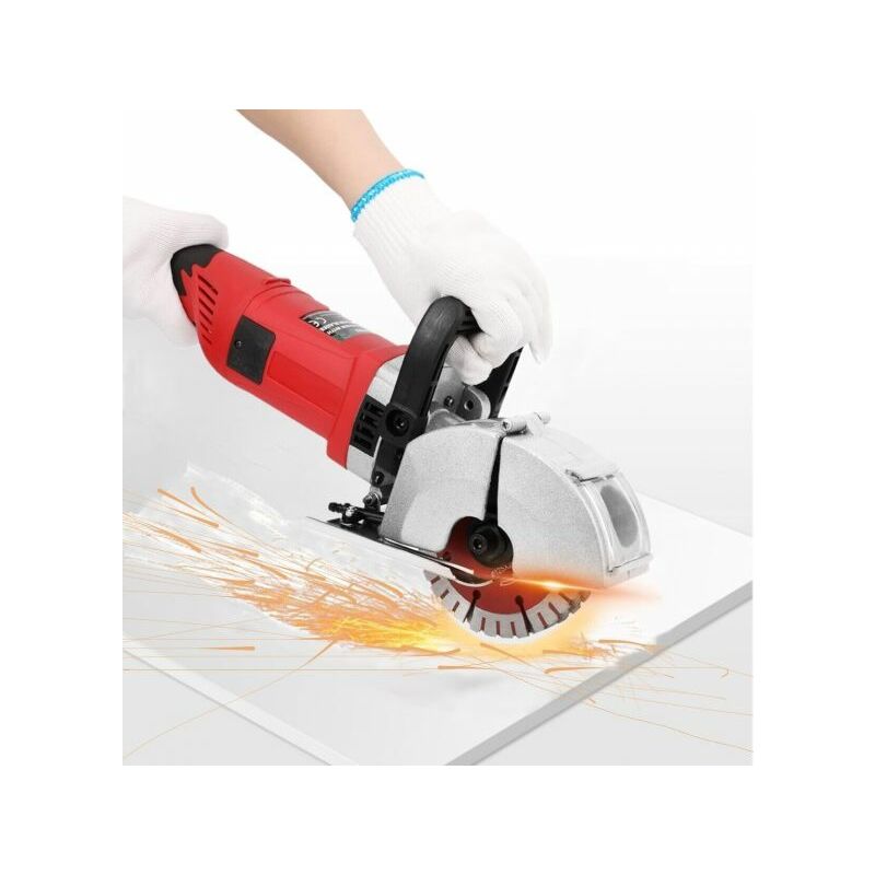 foto del prodotto exsensa tracciatrice scanalatrice a disco 5 dischi scanalatore muro 2800w pompa acqua