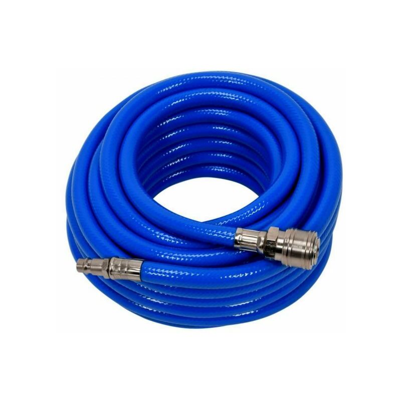 foto del prodotto exsensa tubo aria compressa flessibile per compressore 20 mt raccordo rapido 1 4 