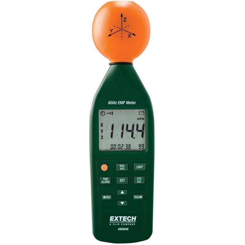 foto del prodotto extech 480846 misuratore di intensit di campo elettromagnetico rf da 8 ghz