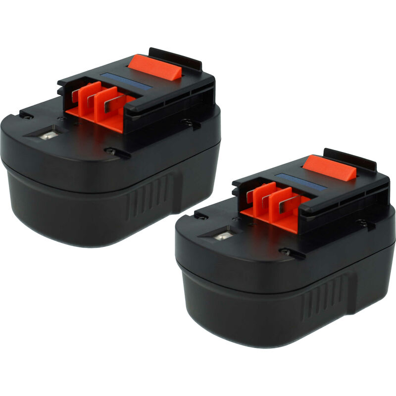 foto del prodotto extensilo 2x batteria compatibile con black decker epc12ca, epc12cabk, epc12 h1, epc128 v attrezzo da lavoro 3300 mah, nimh, 12 v 