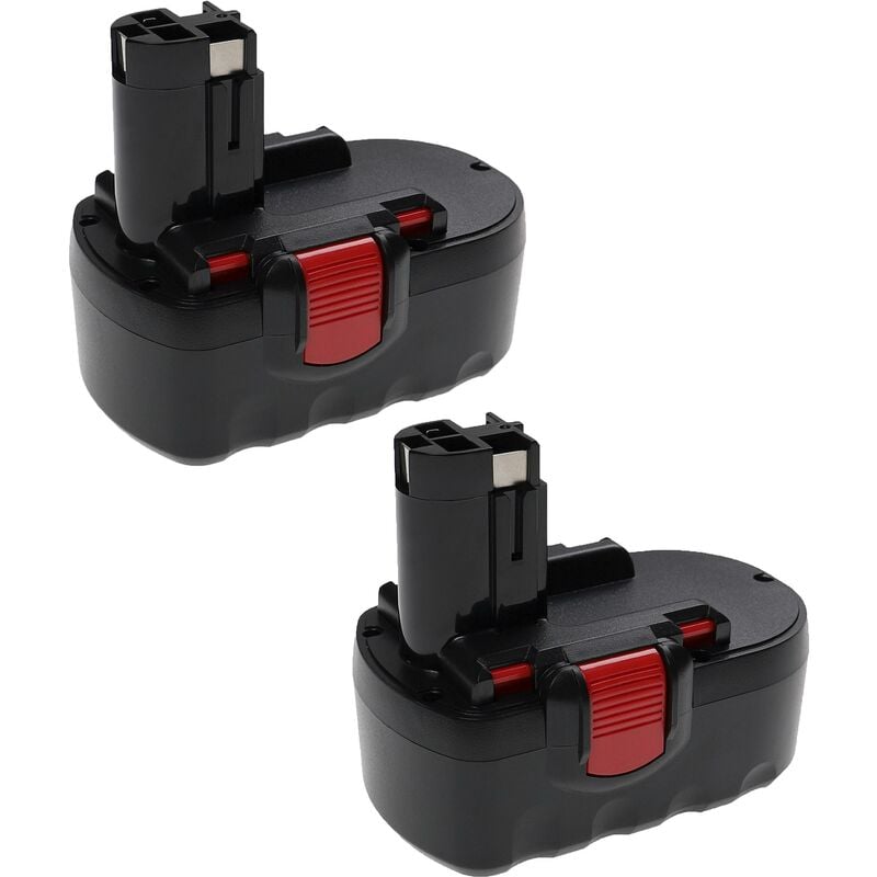 foto del prodotto extensilo 2x batteria compatibile con bosch gsa 18 ve, gsb 18 ve 2, gsr 18 v, gsr 18 ve 2, gst 18 v attrezzo da lavoro 3300 mah, nimh, 18 v 