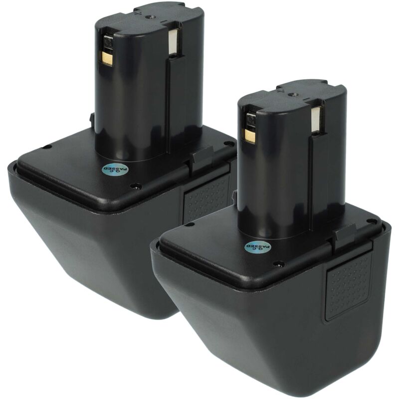 foto del prodotto extensilo 2x batteria compatibile con gesipa g12 utensile elettrico, utensile per montare rivetti ciechi 3500 mah, nimh, 12 v 