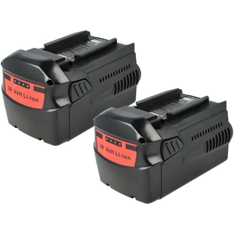 foto del prodotto extensilo 2x batteria compatibile con hilti te6 ali, te 7a, te7a, wsc 7.25 a36 utensile elettrico 7000 mah, li ion, 36 v 