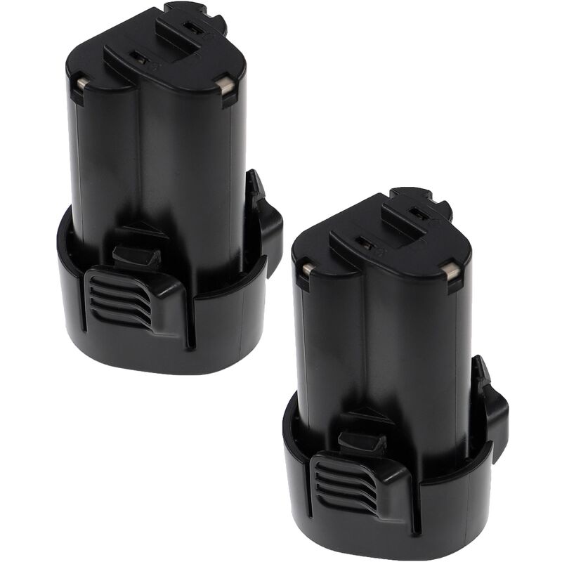 foto del prodotto extensilo 2x batteria compatibile con makita hs300d, hs300dwe, hs300dw, hs300dz, hs300dwj, hu01z, hu01 utensile elettrico 2500 mah, li ion, 10,8 v 