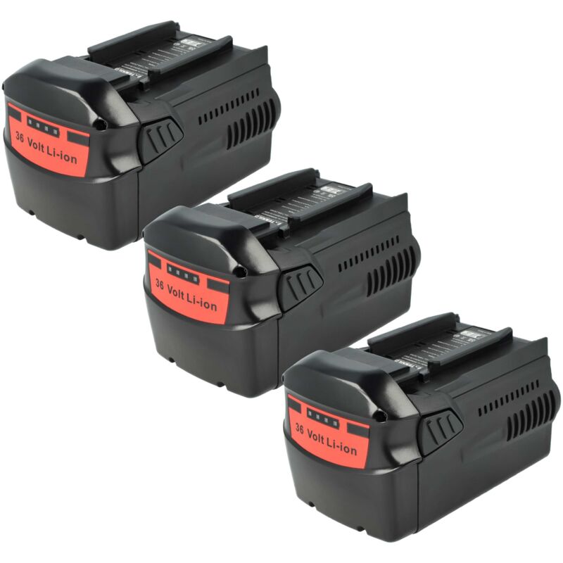 foto del prodotto extensilo 3x batteria compatibile con hilti te6 a36, te 6a, te6a, te 6 a36 avr, te 500 a36, cpc 36v utensile elettrico 7000 mah, li ion, 36 v 