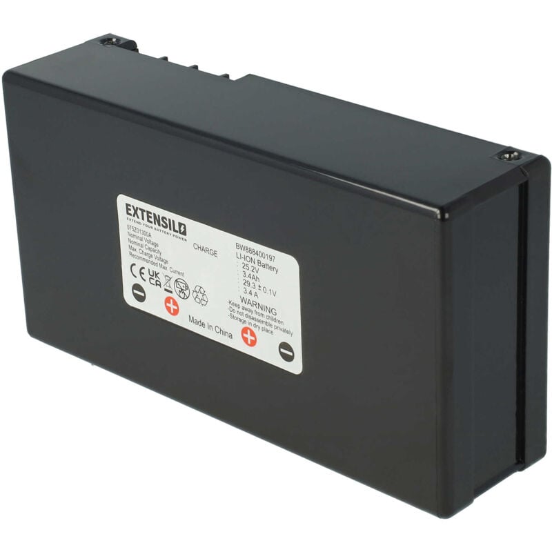 foto del prodotto extensilo batteria compatibile con alpina ar2 400 rasaerba 3400mah, 25,2v, li ion