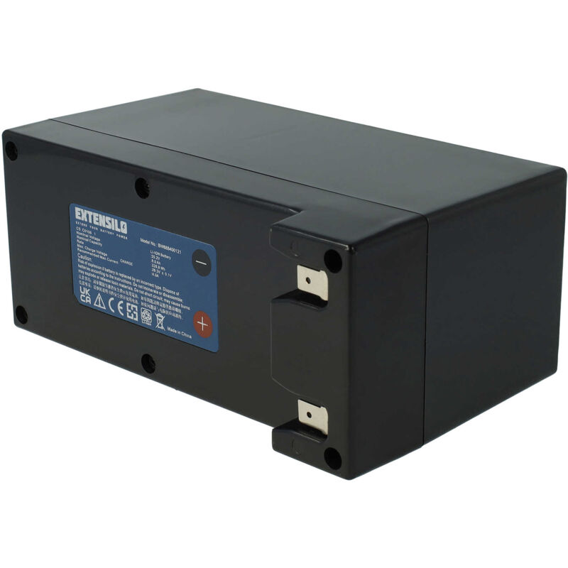 foto del prodotto extensilo batteria compatibile con ambrogio l30, l300 basic 4b, l300 basic 1b, l250 elite s, l300 basic, l300 rasaerba 9000mah, 25,2v, li ion