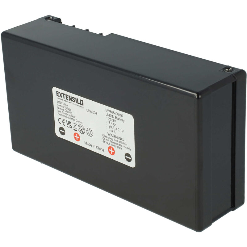 foto del prodotto extensilo batteria compatibile con gartenkraft rm500 rasaerba 3400mah, 25,2v, li ion