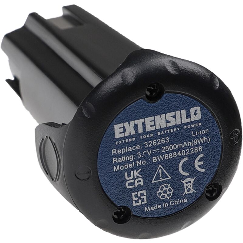 foto del prodotto extensilo batteria compatibile con hitachi hikoki db 3dl attrezzo da lavoro, avvitatore a batteria, inchiodatrice 2500 mah, li ion, 3,6 v 