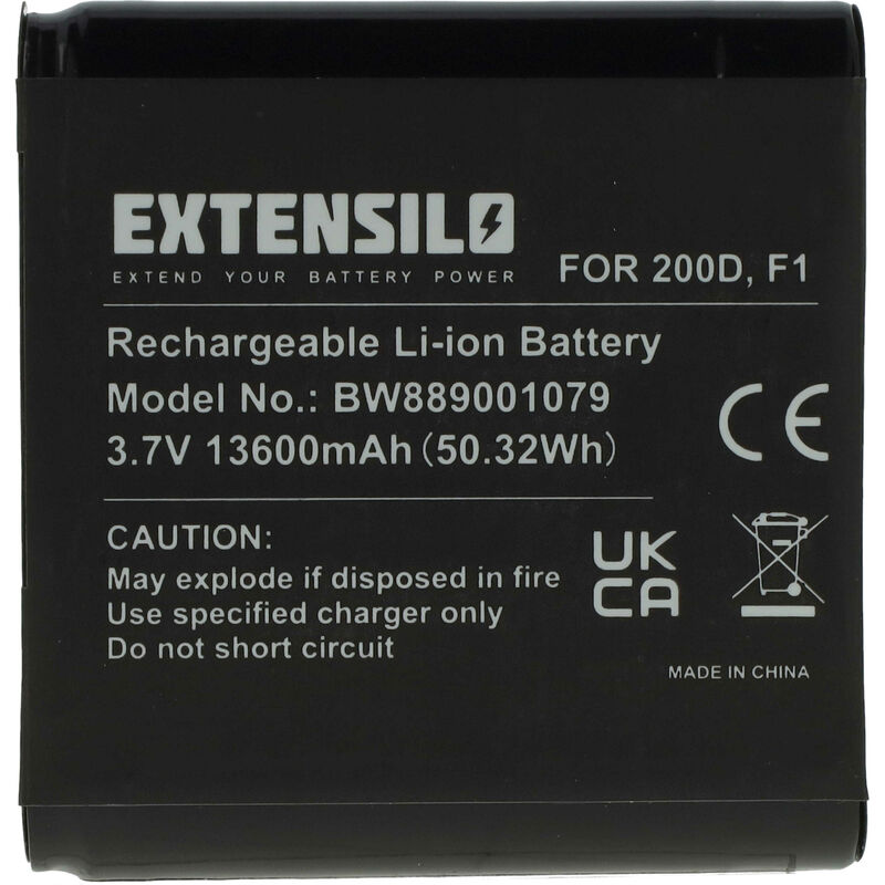 foto del prodotto extensilo batteria compatibile con pure avalon n5 casse, altoparlanti, speaker 13600mah, 3,7v, li ion 