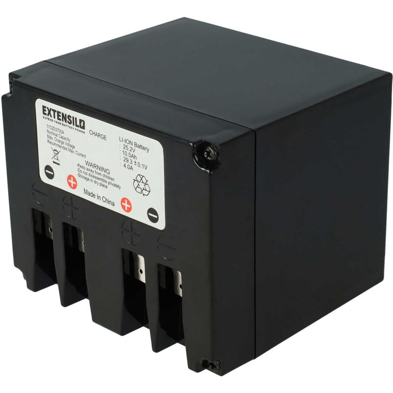 foto del prodotto extensilo batteria compatibile con wiper runnerxe, runnerxkh, runnerxp, xk, r xe tagliaerba, robot tagliaerba 10500mah, 25,2v, li ion 