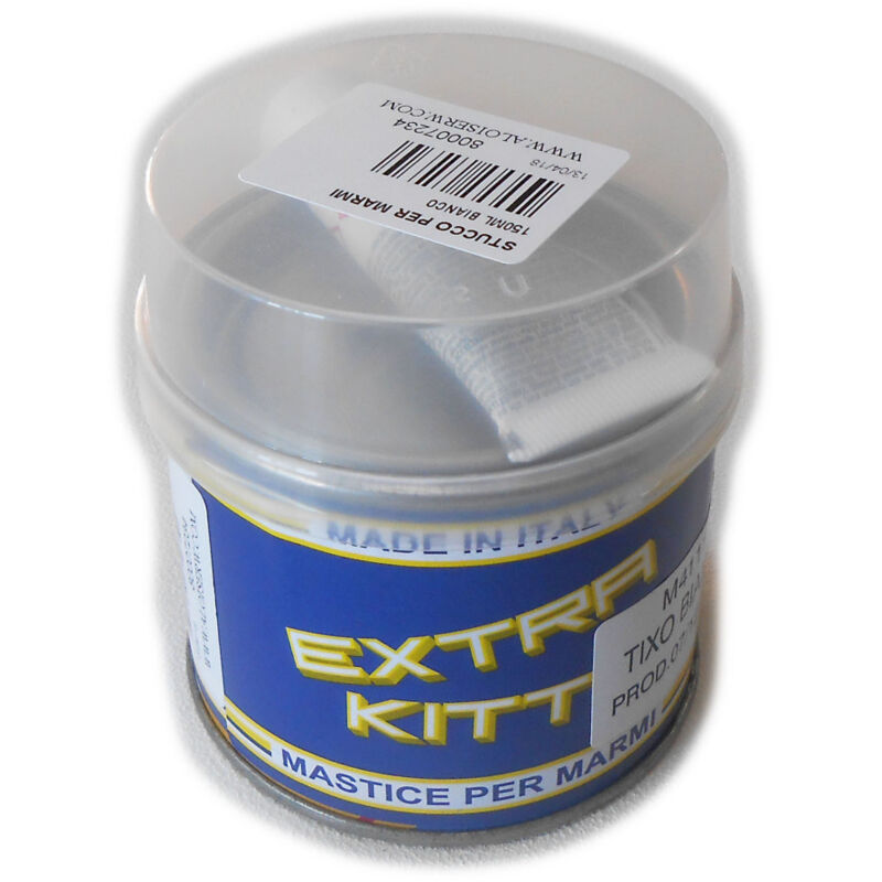 foto del prodotto extra kitt 150ml mastice stucco bianco per marmo