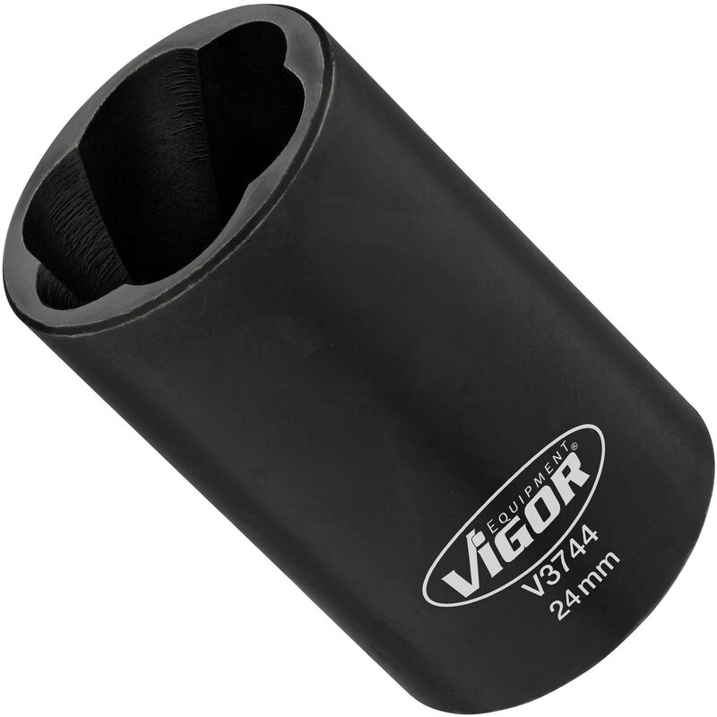 foto del prodotto extractor socket with spiral profile v3744 attacco quadro, cavo, 1 2 di pollice 12,5 mm profilo estrattore di viti esterno size 24 mm