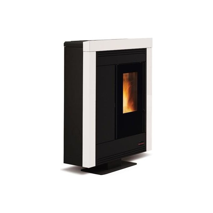 foto del prodotto extraflame 1275752 stufa a pellet 3,7 10,2 kw rivestimento in acciaio verniciato.