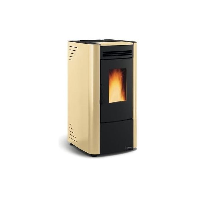 foto del prodotto extraflame ketty evo stufa a pellet libera installazione 6,5kw pergamena