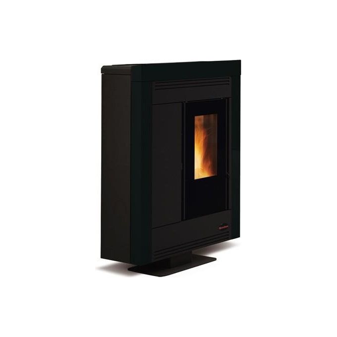 foto del prodotto extraflame souvenir steel stufa a pellet 3,7 10,2 kw nero 1275753