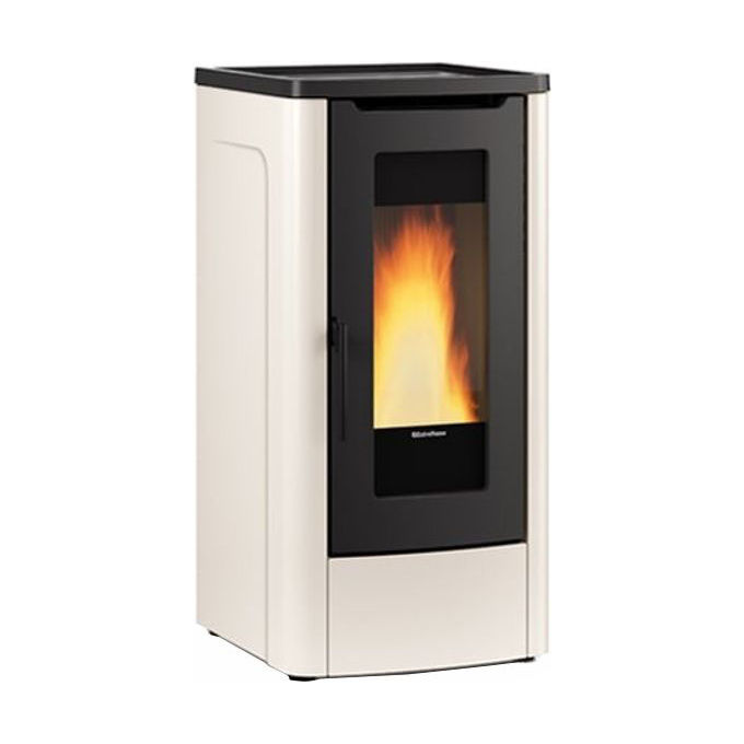 foto del prodotto extraflame stufa a pellet dahiana plus vfs avorio