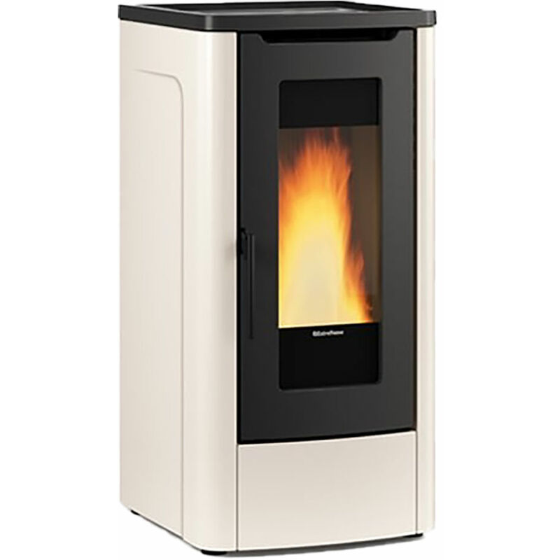 foto del prodotto extraflame stufa a pellet dahiana plus vfs colore avorio