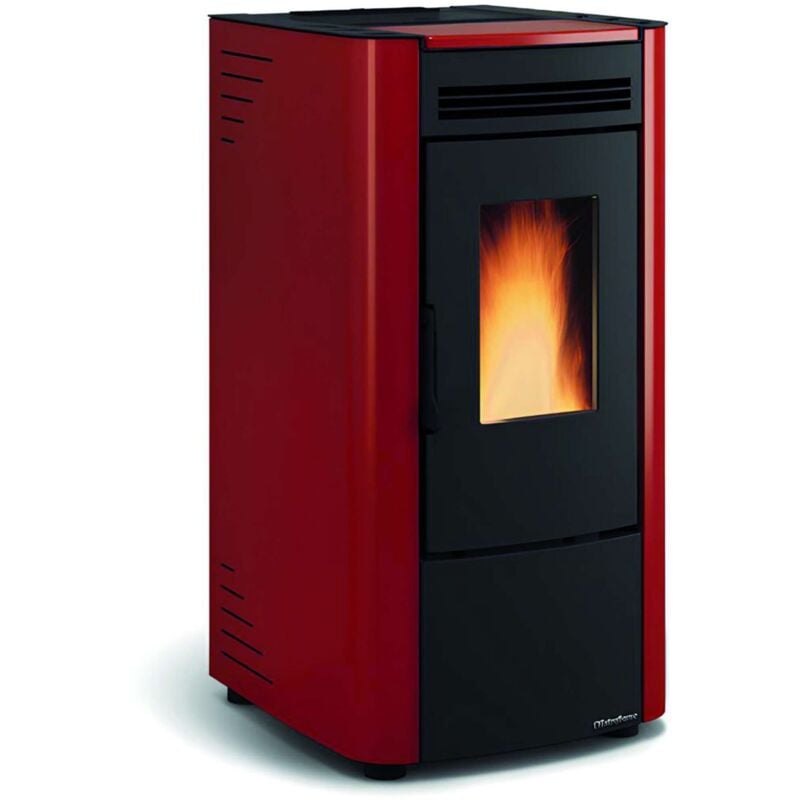 foto del prodotto extraflame stufa a pellet ketty 5.0 col. bordeaux