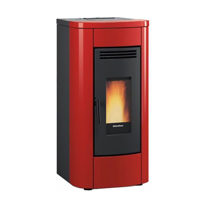 foto del prodotto extraflame stufa a pellet klaudia plus 5.0 bordeaux