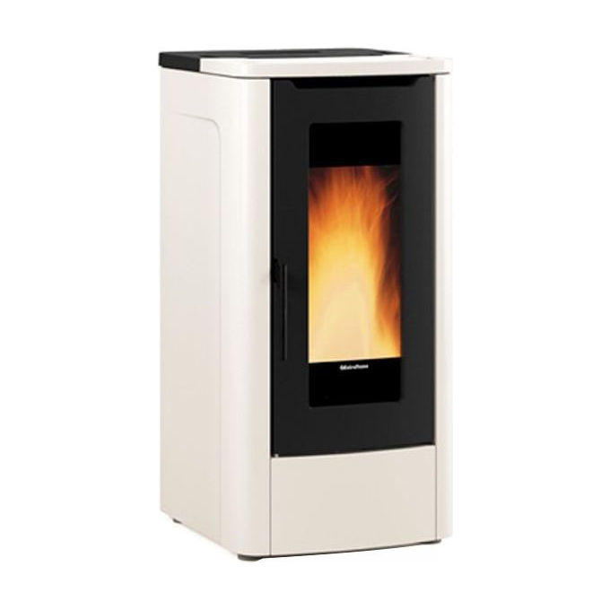 foto del prodotto extraflame stufa a pellet teorema avorio