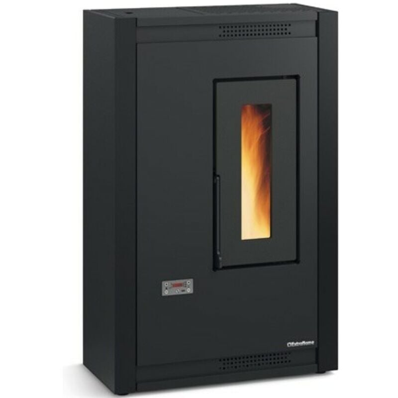 foto del prodotto extraflame - stufa a pellet ventilata luisella nero 5.0