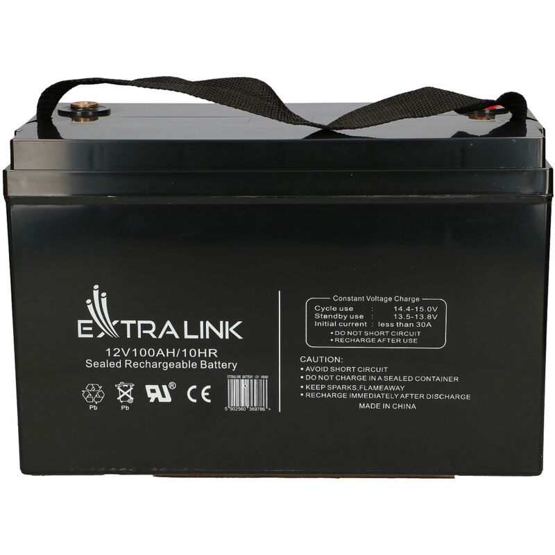immagine 0 del prodotto extralink akumulator batteria accumulatore agm 12v 100ah batterie al piombo sigillate vrla 