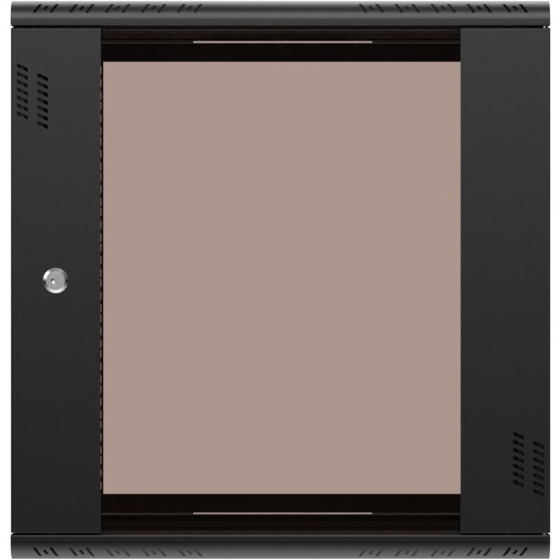 foto del prodotto extralink premium 12u 600x600 nero cabinet rackmount montaggio senza utensili, montaggio a parete