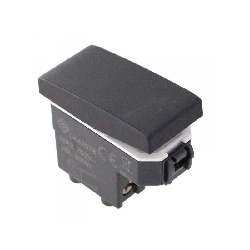 foto del prodotto extrastar invertitore 1p 16a colore nero compatibile con bticino living e vimar plana