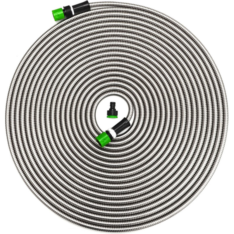 foto del prodotto eyepower - 30m antitorsione tubi acciaio inox da giardino acqua inossidabile flessibile