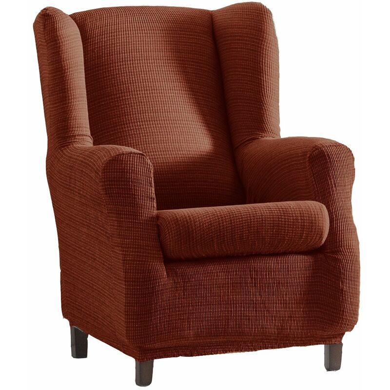 foto del prodotto eysa f817089 aquiles copripoltrona elastico, poliestere cotone, arancione, 37x29x5 cm