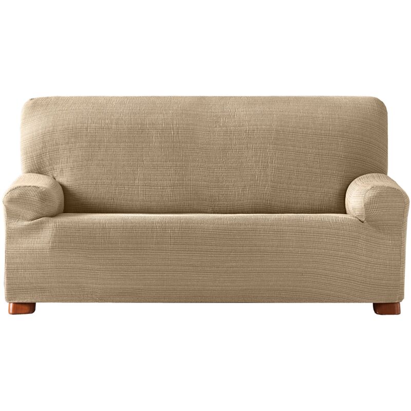 foto del prodotto eysa italia eysa aquiles copridivano elastico 3 posti, poliestere cotone, beige, 37x29x9 cm