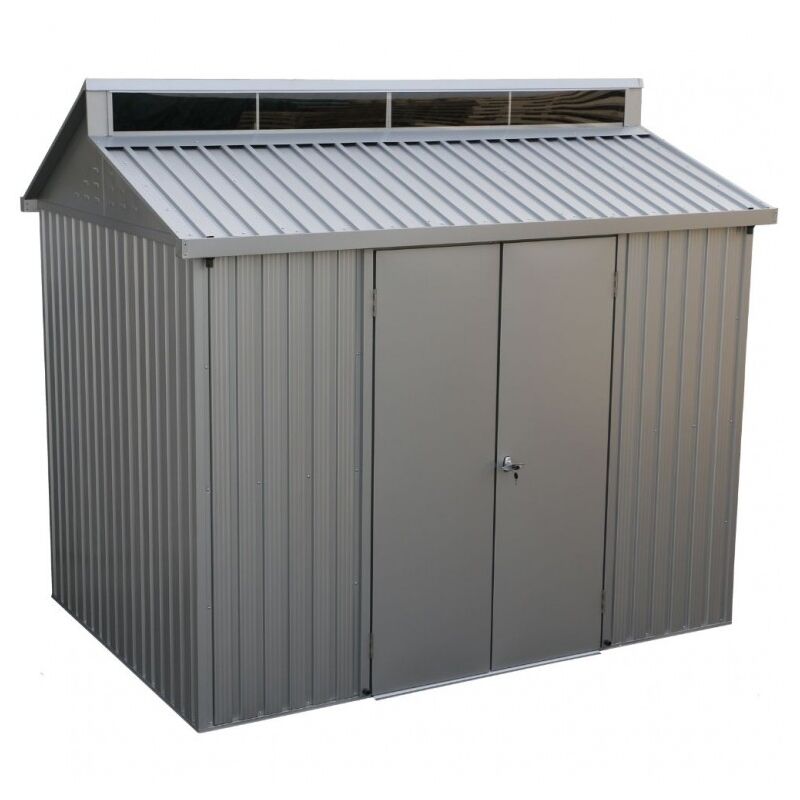 foto del prodotto ezooza casetta in alluminio alu 8 x6 duramax 263 x 182 x 230,5 cm colore grigio