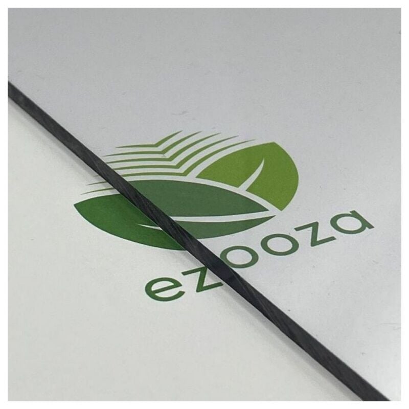 foto del prodotto ezooza lastra di policarbonato compatto 5 mm trasparente protetta contro i raggi uv 500 x 500 mm