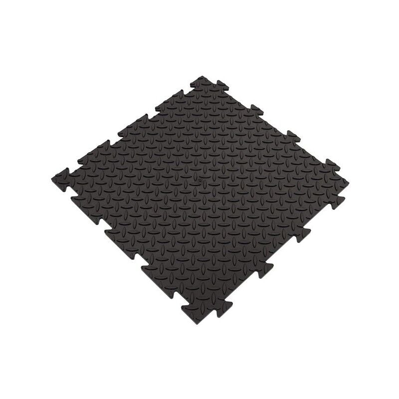foto del prodotto ezooza set da 4 pezzi piastrella morbida antiscivolo in pvc 50 x 50 cm con finitura chicchi di riso 